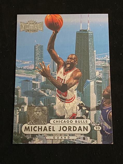 1997 98 skybox metal universe basketball box|michael jordan metal universe.